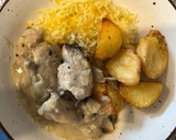 Foto del paso 6 de la receta: Pavo cremoso de champiñones con papitas a la mantequilla apto APLV AAM
