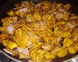 Foto del paso 1 de la receta: Pastas al horno con jamón y pollo