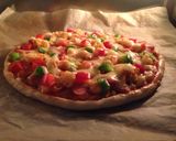 Hình bước làm 6 của món Pizza hải sản