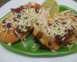 A picture of step 4 of Masala pav.