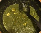 A picture of step 11 of Palak Paneer.