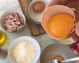Foto del paso 1 de la receta: Pasta con salsa carbonara tradicional