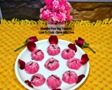 A picture of step 3 of Rose Coconut Ladoo - Fireless Quick Ladoo In 15 Minutes.