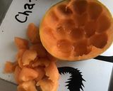 Une image de l'étape 2 de Melon aux deux jambons,mozzarella di buffala et basilic.