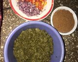 A picture of step 6 of Kwadon zogale/Moringa salad.