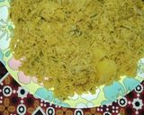 A picture of step 9 of Alu rice.