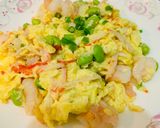 鱘味絲蝦仁滑蛋🍤超級簡單·快速菜上桌的食譜步驟3照片