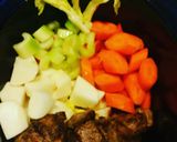 A picture of step 3 of Red Wine Beef Stew.