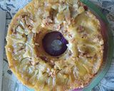 Foto del paso 7 de la receta: Torta invertida de manzanas y maní