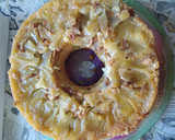 Foto del paso 7 de la receta: Torta invertida de manzanas y maní