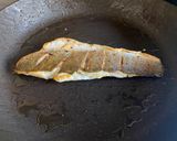 A picture of step 2 of Courgetti Branzino - seabass with zoodles.