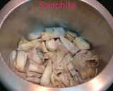 A picture of step 1 of Jackfruit Fritters /Kathal ke pakode.