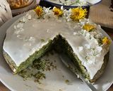 A picture of step 9 of Stinging Nettle and Lemon Cake (GF DF VG).