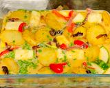 A picture of step 5 of Vegetable Fritatta.