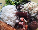A picture of step 8 of Feijoada (Brazilian Black Beans Stew).