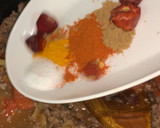 A picture of step 5 of Kharry masaly ka Qeema.