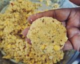 A picture of step 4 of Paruppu Vada.