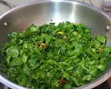A picture of step 4 of Spinach Bhurji (Palak Aloo Bhurji).