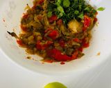 A picture of step 3 of Aubergine and cannellini bean salad.