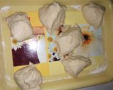 Foto langkah ke 3 dari resep Bakpau Isi Cokelat.