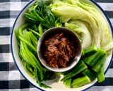 รูปขั้นตอนการทำที่ 6 ของ น้ำพริกข่า กวางตุ้ง ผักกาดขาวลวก ทานคู่หมูอบ🫚🧄🌶️