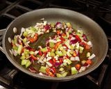 A picture of step 3 of Warm Potato Salad.