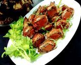 รูปขั้นตอนการทำที่ 3 ของ ปีกไก่ยัดไส้ข้าวเหนียวไข่เค็ม(เครื่องแน่นมาก) Glutinous Rice & Salted Egg Yolk Stuffed Chicken Wings