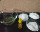 A picture of step 1 of Macroons.