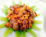 Hình bước làm 6 của món Nấm đông cô xào chua ngọt