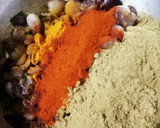 கறி குழம்பு கறி வறுவல் தமிழ்நாட்டு மதிய உணவு (Kari Kulambu and VAruval Recipe in Tamil) ரெசிபி ஸ்டேப் 2 புகைப்படம்