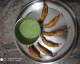 मिरची भजे (mirachi bhaji recipe in marathi) रेसिपी स्टेप 4 फोटो 