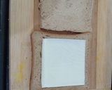 A picture of step 8 of Paneer tikka toast.