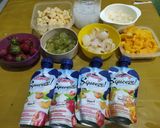 Foto langkah ke 1 dari resep Salad buah praktis & mudah.