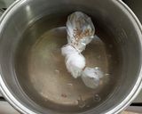 A picture of step 19 of Hyderabadi Mutton dum Biriyani in restaurant style.