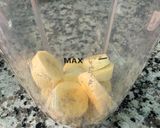 A picture of step 2 of Chocolate Chia Banana Milkshake.