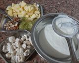 A picture of step 1 of Sweet Fruit Raita (Falahari Meetha Raita).