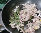 A picture of step 3 of Red Rice Pulao.