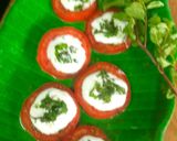 A picture of step 3 of Tomato Mint Salad.