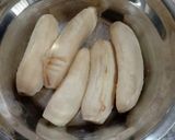 Foto langkah ke 1 dari resep Pancake pisang selai strawberry.