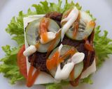 Foto langkah ke 5 dari resep Rendang beef burger home made.