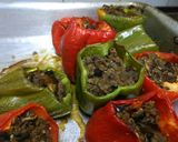 Foto del paso 3 de la receta: Pimientos rellenos, gratinados (vegetarianos)