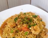 Foto langkah ke 3 dari resep 92.Mie tek tek kuah.