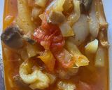 Erdei gombás lecsó recept fázis 2 fotója