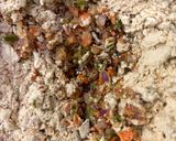A picture of step 2 of Sattu chila.