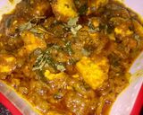 A picture of step 8 of Paneer curry (Dhaba style).