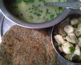 A picture of step 4 of Kuttu ka paratha.
