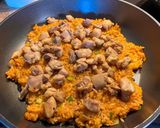 Kimchi fried rice z kurczakiem krok przepisu 4 zdjęcie