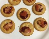 A picture of step 2 of Monaco cheesy bites.