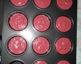 Foto del paso 8 de la receta: Cupcake RED VELVET, relleno con mermelada de frutos rojos
