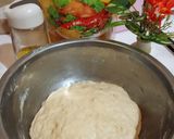 Foto langkah ke 3 dari resep Adonan Dasar Roti Tanpa Ulen dengan Minyak.